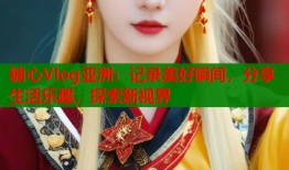 糖心Vlog亞洲：記錄美好瞬間，分享生活樂趣，探索新視界