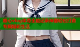 糖心vlog體尊全能記錄神器輕松打造專屬精彩生活