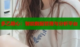 多乙糖心：智能數(shù)據(jù)管理與分析平臺