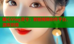糖心Vlog靈兮：智能視頻創(chuàng)作平臺(tái)，激發(fā)創(chuàng)意