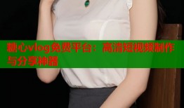 糖心vlog免費平臺：高清短視頻制作與分享神器