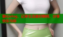 糖心vlog，記錄生活美好瞬間，分享快樂(lè)與你