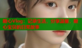 糖心Vlog：記錄生活，分享溫馨，糖心寶貝的日常故事