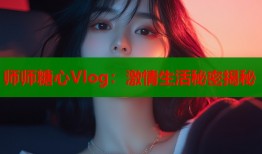 師師糖心Vlog：激情生活秘密揭秘