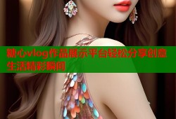 糖心vlog作品展示平臺(tái)輕松分享創(chuàng)意生活精彩瞬間