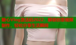 糖心Vlog激活碼2022：解鎖創(chuàng)意視頻制作，輕松分享生活瞬間