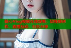 糖心Vlog視頻在線觀看：短視頻創(chuàng)作、直播互動(dòng)、社區(qū)分享