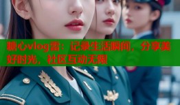 糖心vlog雷：記錄生活瞬間，分享美好時(shí)光，社區(qū)互動(dòng)無限