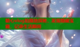糖心vlog拍攝地探秘，發(fā)現(xiàn)隱藏寶藏，記錄生活瞬間