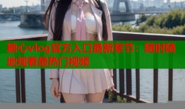 糖心vlog官方入口最新章節(jié)：隨時(shí)隨地觀看最熱門視頻