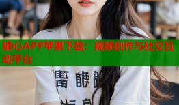 糖心APP蘋(píng)果下載：視頻創(chuàng)作與社交互動(dòng)平臺(tái)