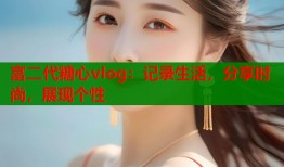 富二代糖心vlog：記錄生活，分享時尚，展現個性