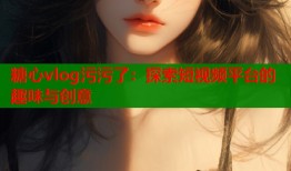 糖心vlog污污了：探索短視頻平臺(tái)的趣味與創(chuàng)意