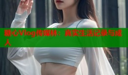糖心Vlog傳媒林：真實生活記錄與成人