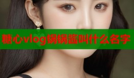 糖心vlog鍋鍋醬叫什么名字