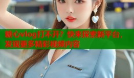 糖心vlog打不開？快來探索新平臺(tái)，發(fā)現(xiàn)更多精彩視頻內(nèi)容