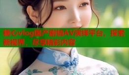 糖心vlog國產(chǎn)劇情AV演繹平臺(tái)，探索新視界，盡享精彩內(nèi)容