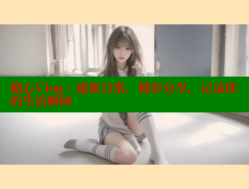 糖心Vlog：甜蜜日常，精彩分享，記錄你的生活瞬間