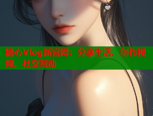 糖心Vlog新官網(wǎng)：分享生活、創(chuàng)作視頻、社交互動(dòng)