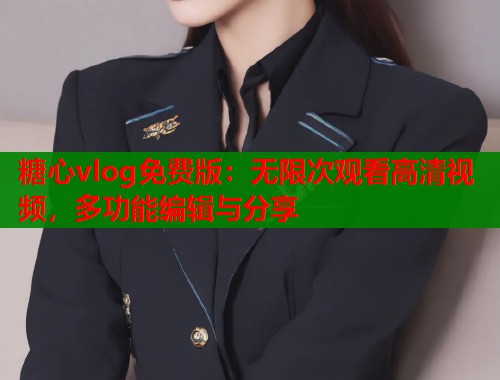 糖心vlog免費(fèi)版：無限次觀看高清視頻，多功能編輯與分享
