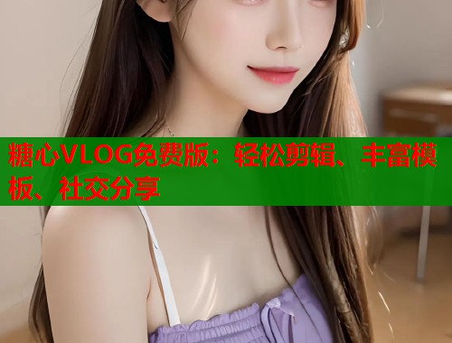 糖心VLOG免費版：輕松剪輯、豐富模板、社交分享