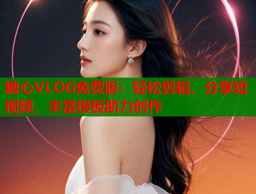 糖心VLOG免費版：輕松剪輯、分享短視頻，豐富模板助力創(chuàng)作