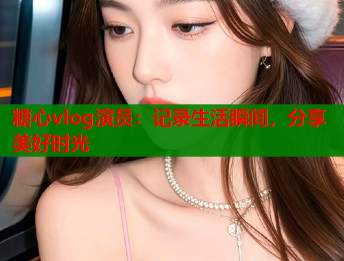 糖心vlog演員：記錄生活瞬間，分享美好時(shí)光