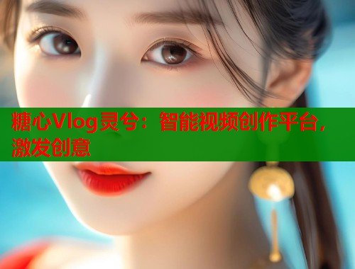 糖心Vlog靈兮：智能視頻創(chuàng)作平臺，激發(fā)創(chuàng)意