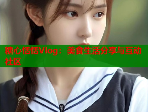 糖心恬恬Vlog：美食生活分享與互動社區(qū)