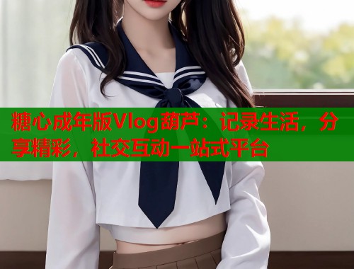 糖心成年版Vlog葫蘆：記錄生活，分享精彩，社交互動(dòng)一站式平臺(tái)