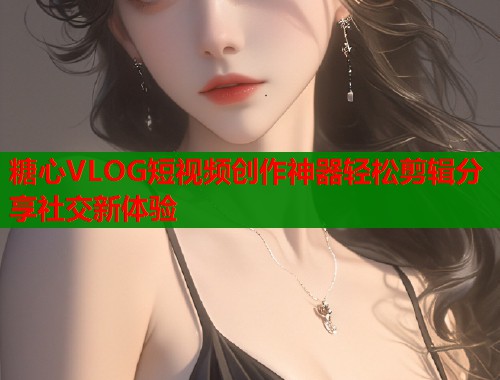 糖心VLOG短視頻創(chuàng)作神器輕松剪輯分享社交新體驗
